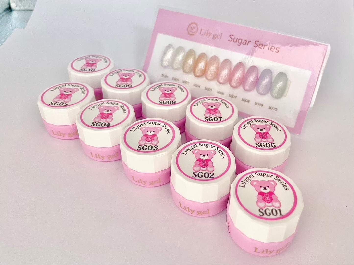 シュガーシリーズ全10色セット<カラーチャート付き>