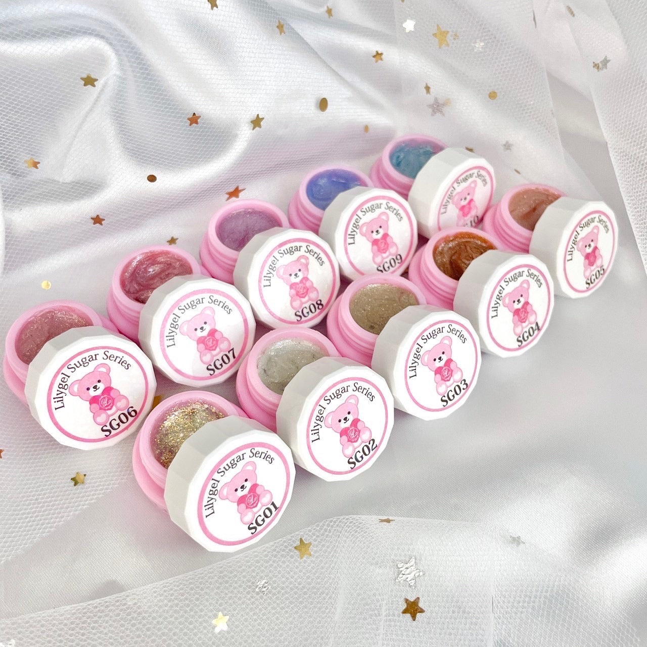 シュガーシリーズ全10色セット<カラーチャート付き>
